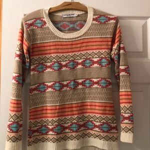 Aztec pattern sweater